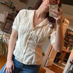 Simple retro blouse
